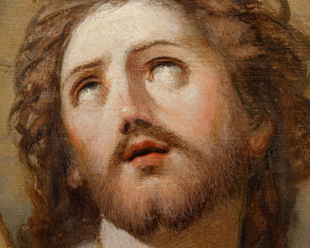 Emilian School, 17th Century, Christ Crowned With Thorns-photo-2