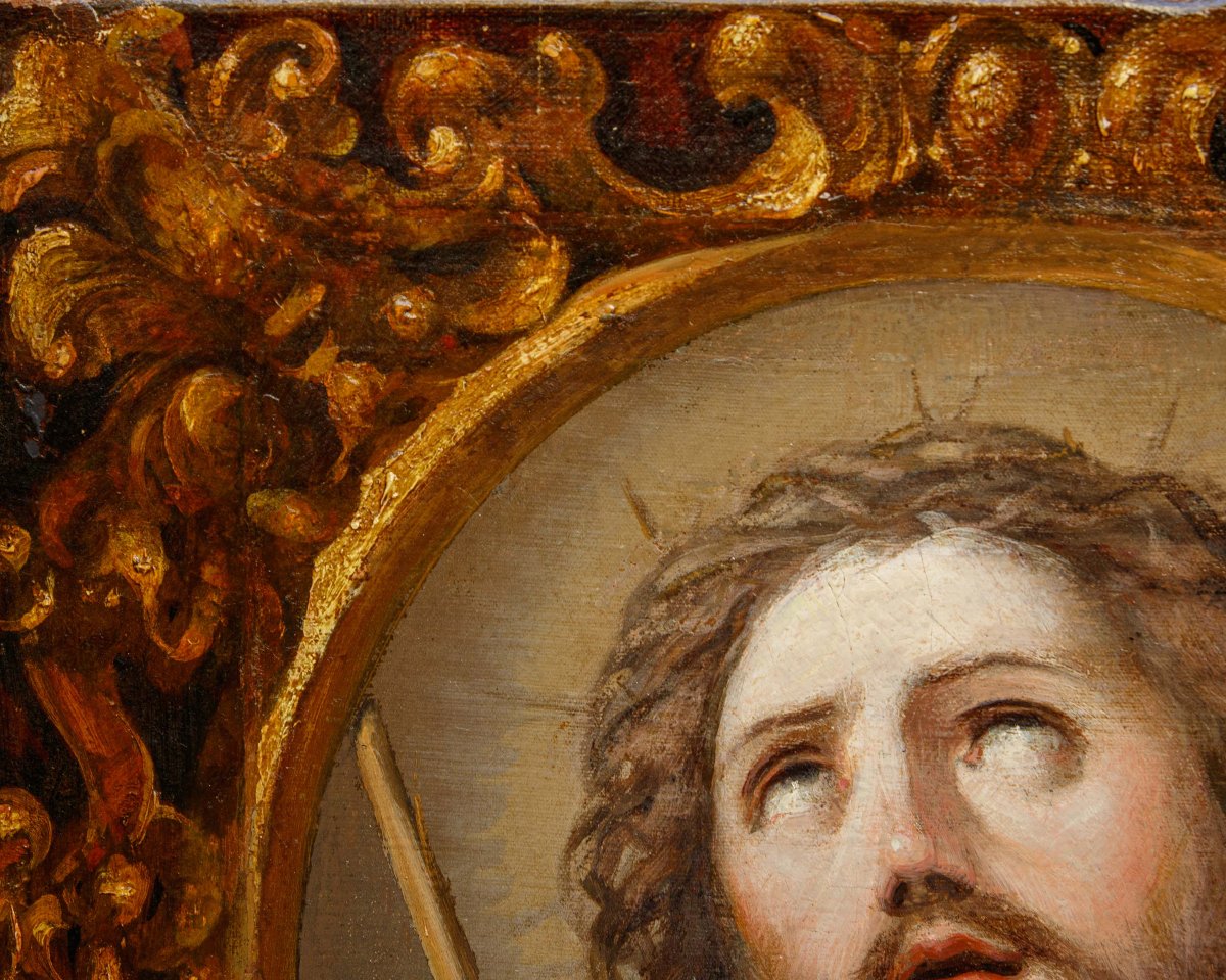 Emilian School, 17th Century, Christ Crowned With Thorns-photo-5