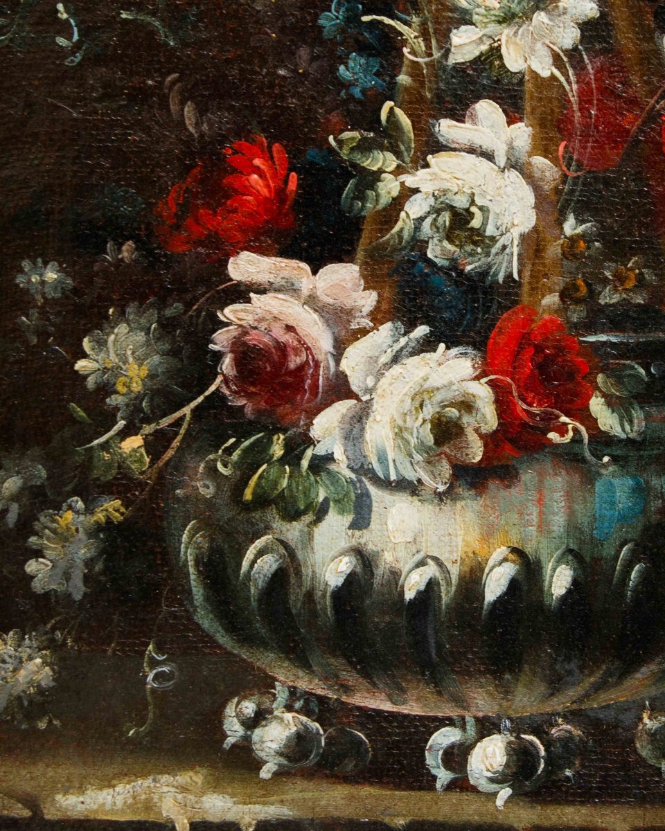 18th-century Neapolitan Painter, Vase With Flowers-photo-1