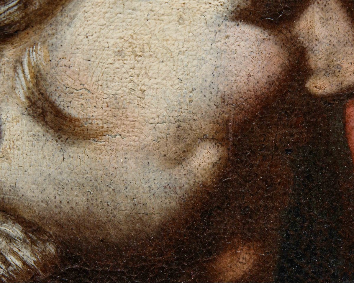 Giovanni Antonio Galli, dit lo Spadarino (Rome, 1585 - 1652) (attr.), Couple de putti-photo-3