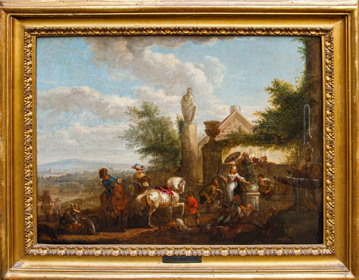 Carel van Falens (Anvers, 1683 - Paris, 1733), Scène de genre