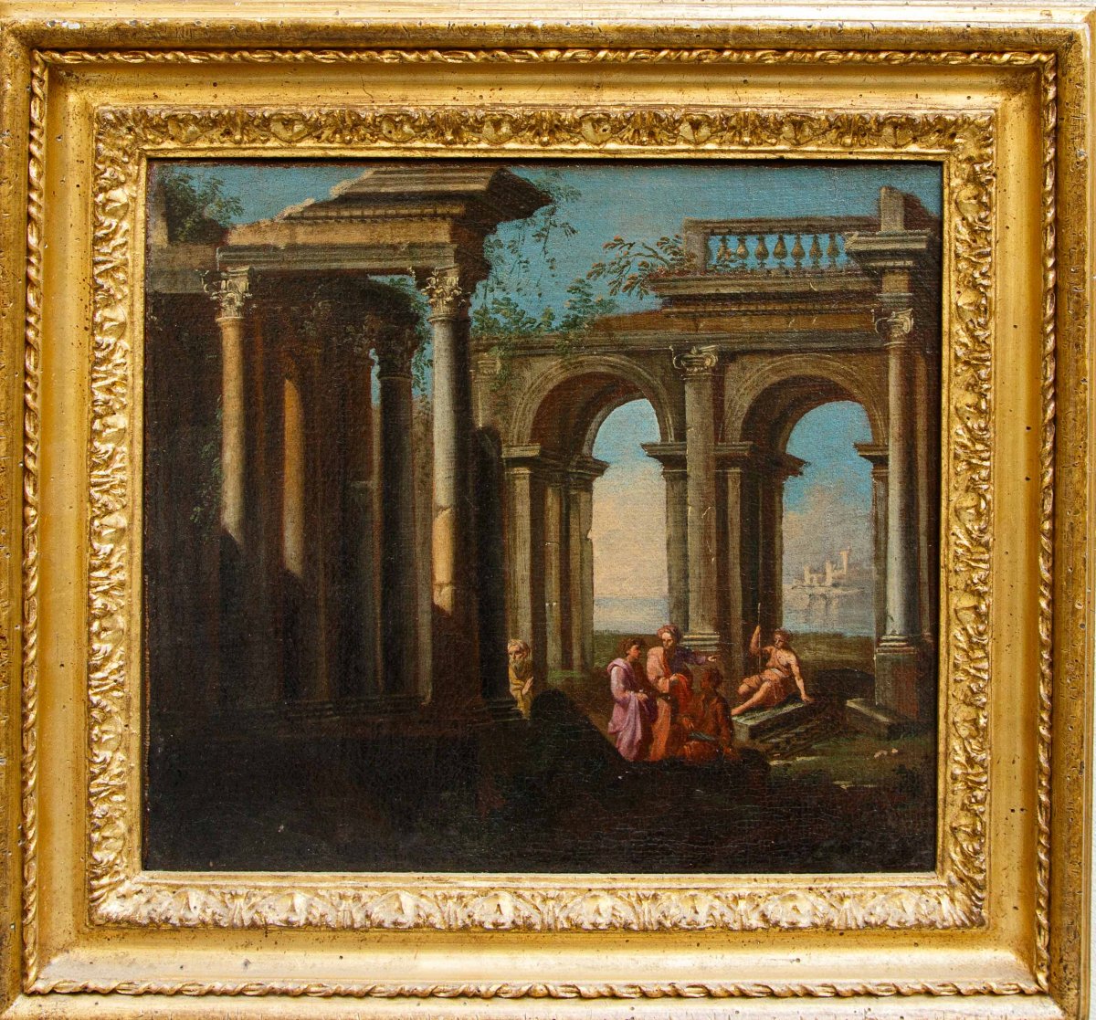 Alberto Carlieri (rome, 1672 – C. 1720), Capriccios With Figures-photo-3