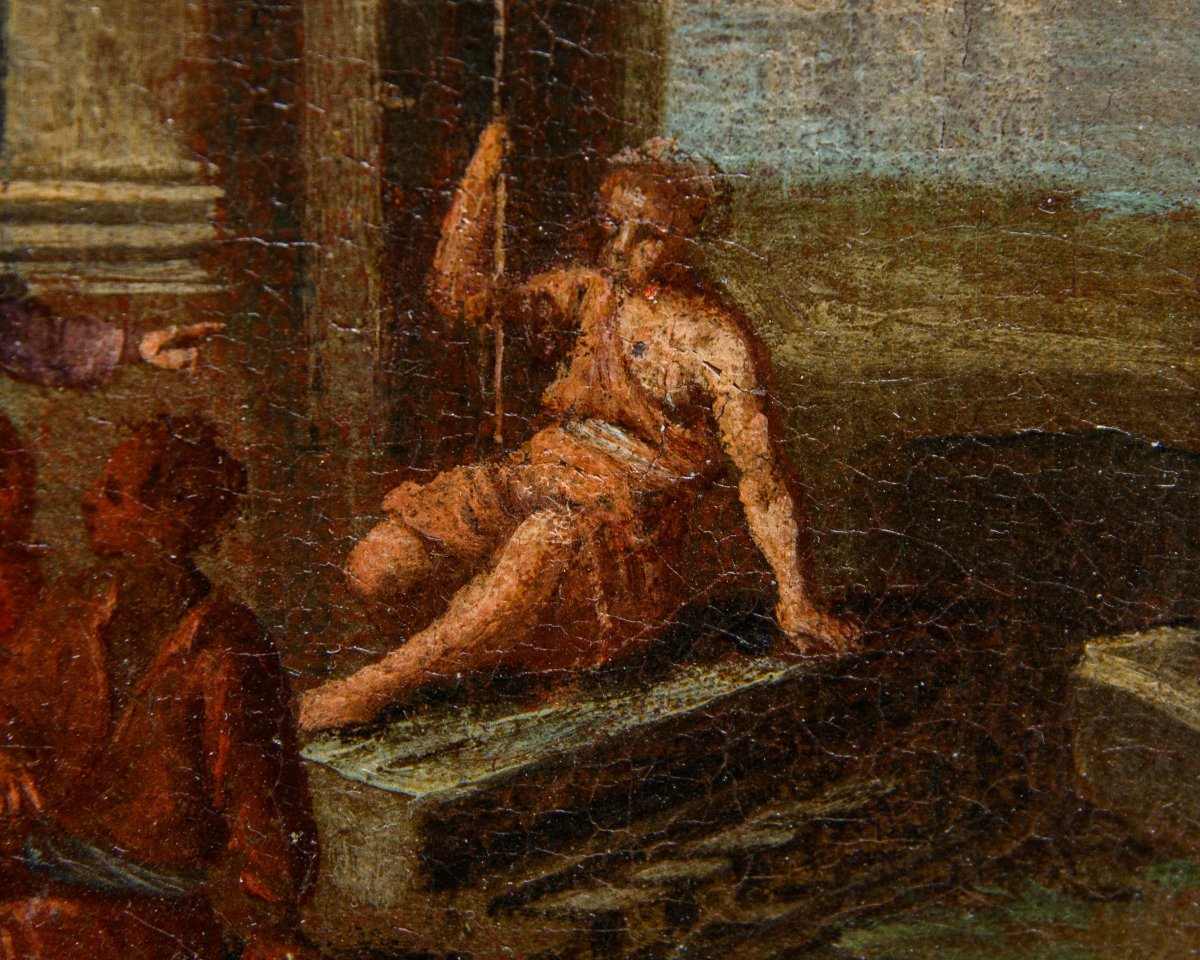 Alberto Carlieri (rome, 1672 – C. 1720), Capriccios With Figures-photo-6
