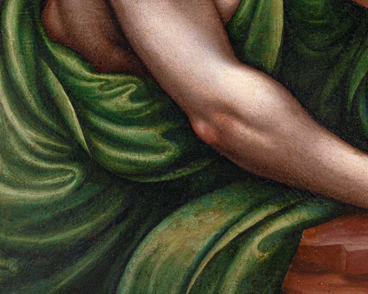 Pseudo-giampietrino B (milan, 3rd And 5th/6th Decades Of The 16th Century), The Penitent Magdalene-photo-5