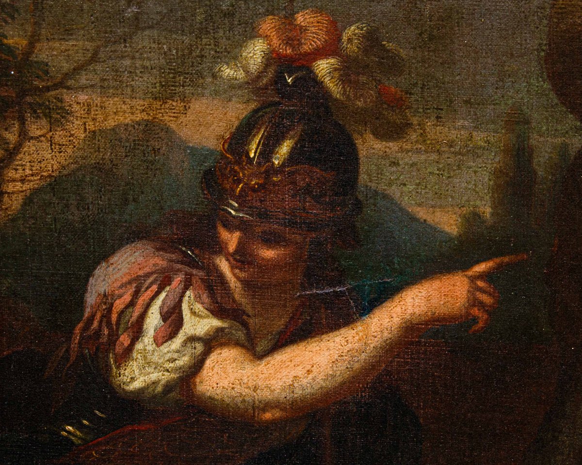 Barend Graat (Amsterdam, 1628 - 1708), L’éducation de trois enfants par Minerva et Cerere-photo-5