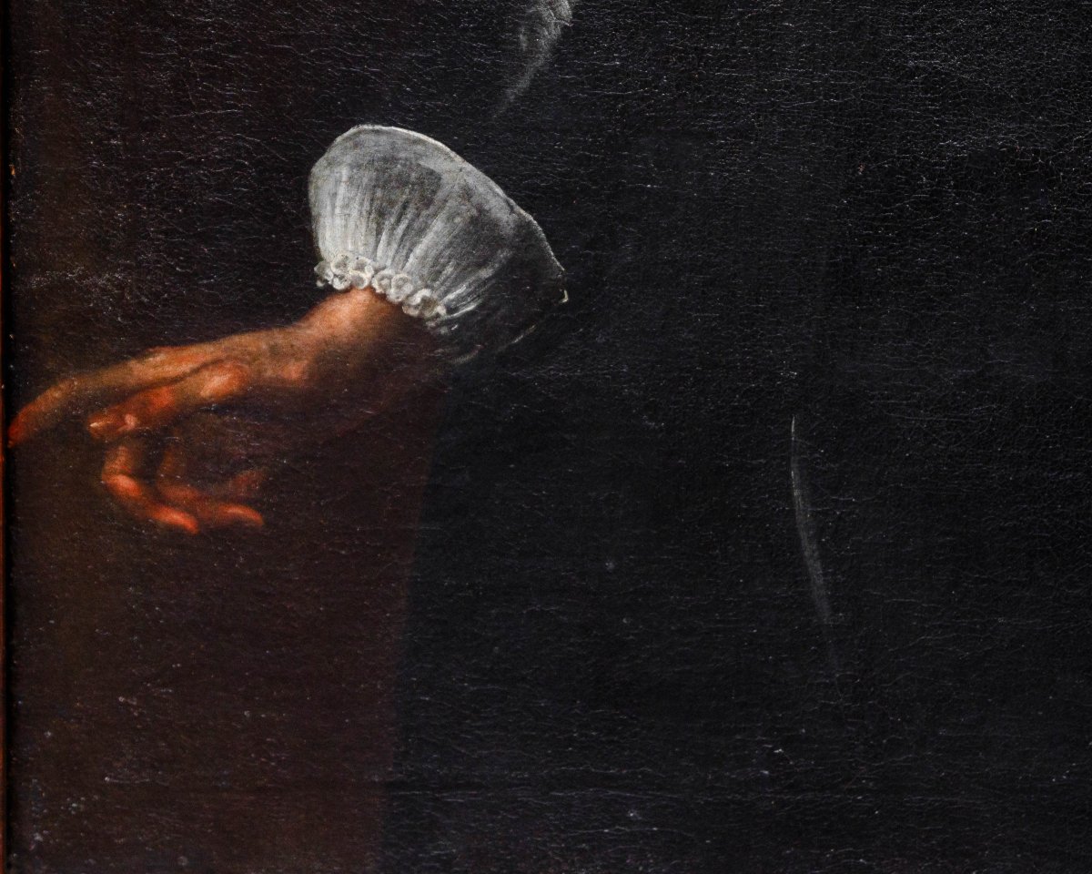 Giovanni Bernardo Carbone (Gênes, 1616 - 1683), Portrait de gentleman, 1650 ca.-photo-1