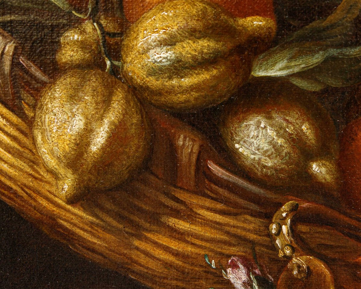 Tommaso Realfonzo, Known As Masillo (1677–1743) Still Lifes Of Fruit And Flowers Outdoors-photo-5
