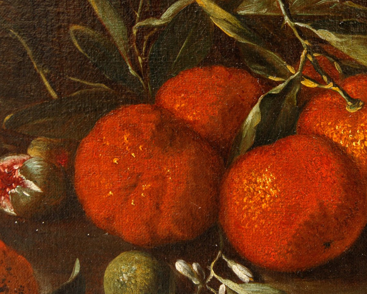 Tommaso Realfonzo, Known As Masillo (1677–1743) Still Lifes Of Fruit And Flowers Outdoors-photo-7