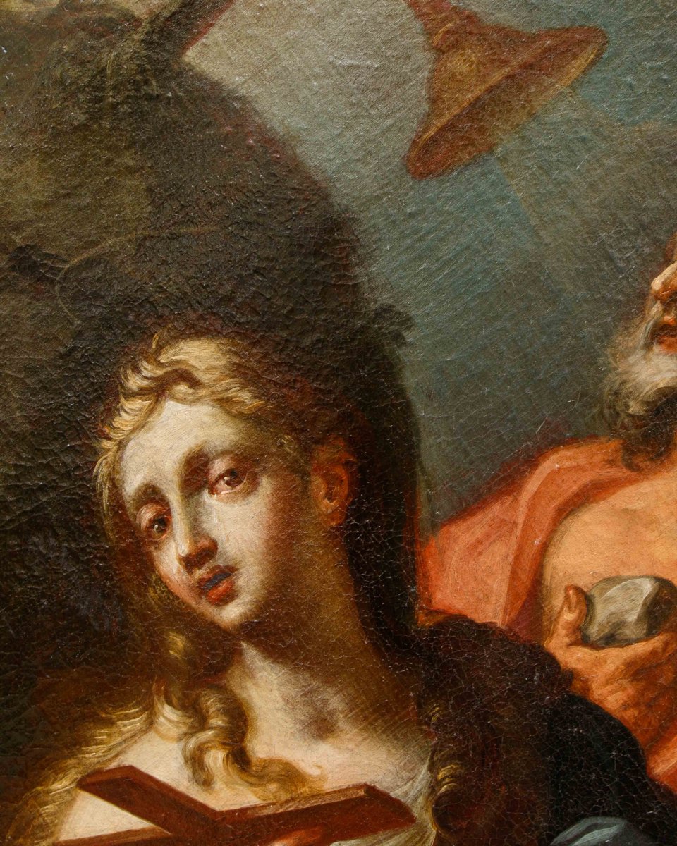 École lombarde du XVIIe siècle, Marie-Madeleine et saint Jérôme-photo-1
