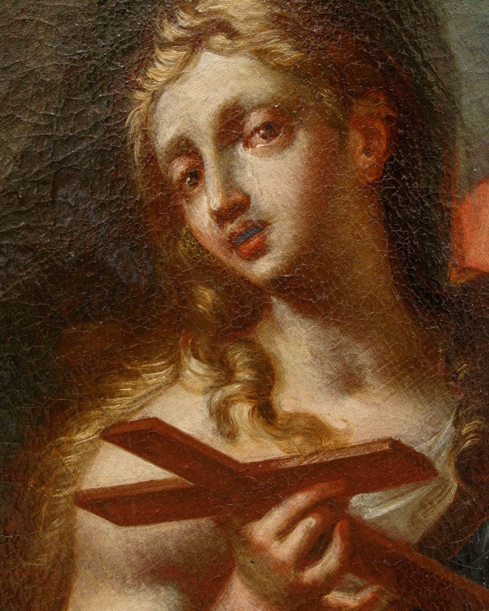 École lombarde du XVIIe siècle, Marie-Madeleine et saint Jérôme-photo-8