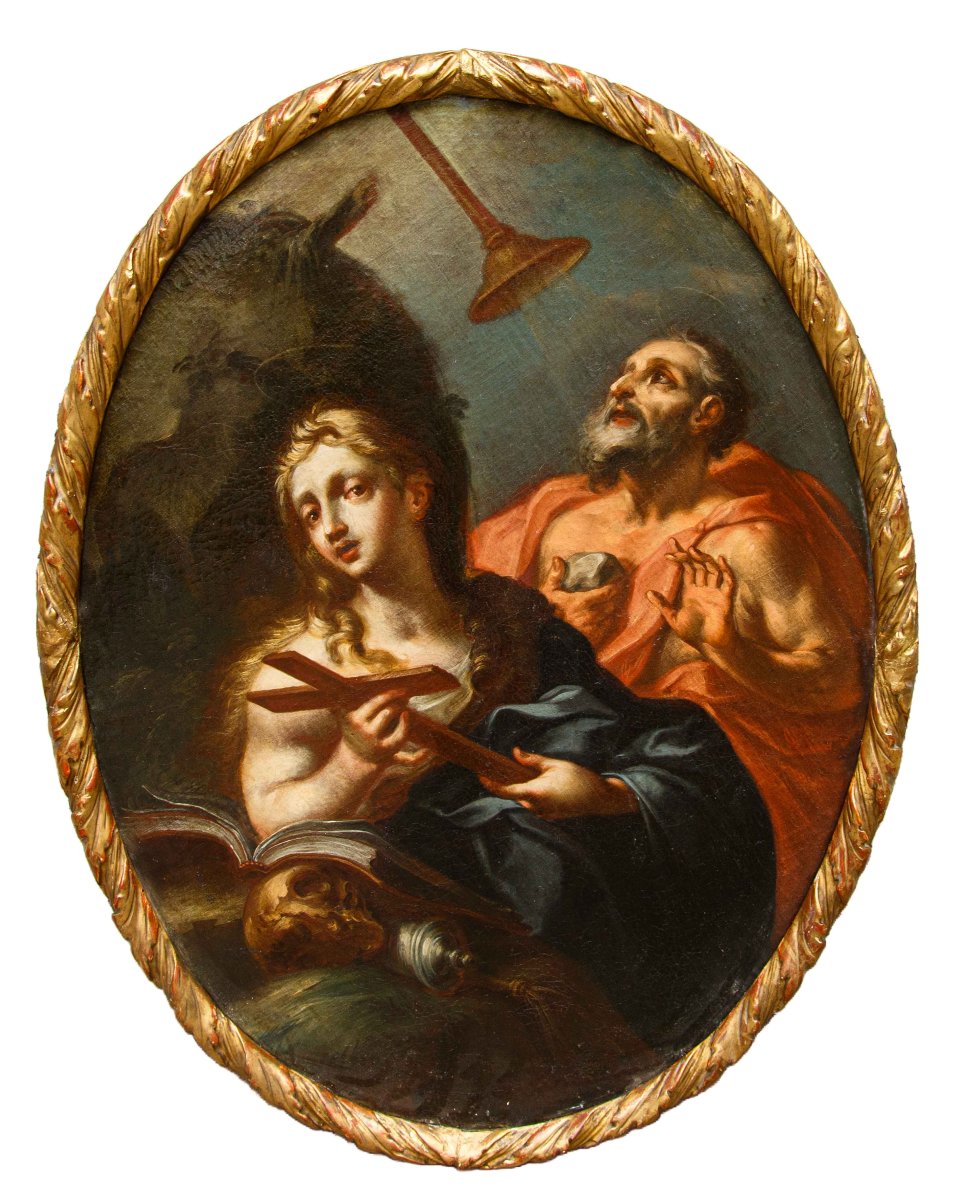 École lombarde du XVIIe siècle, Marie-Madeleine et saint Jérôme