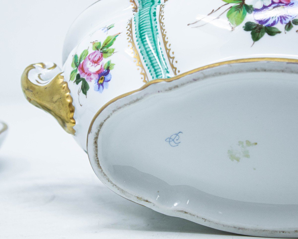 19th Century, Manufacture Vieux Paris, Tureen-photo-6