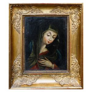 17th Century,  Prayerful Madonna