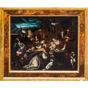 17th Century, Venetian School, Adoration Of The Magi