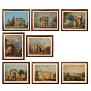 19th Century, Eight Views Of Milan