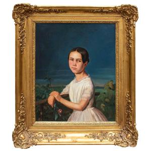 Giuseppe Bossi (Busto Arsizio 1777- Milan 1815), Portrait de jeune fille