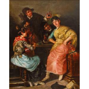 Scène de taverne