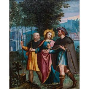 Apparition de Jésus sur le chemin d’Emmaüs