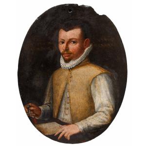Italian School, Late 16th Century, Portrait Of Simon Stevin