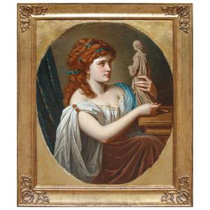 Theodor Kurzweil (vienna, 19th – 20th Century), Attr., Allegory Of Sculpture
