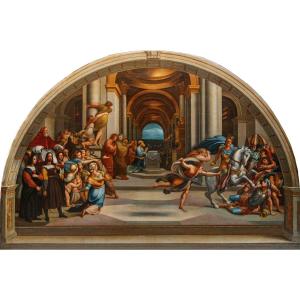 17th Century, By Raffaello Sanzio, The Expulsion Of Heliodorus From The Temple