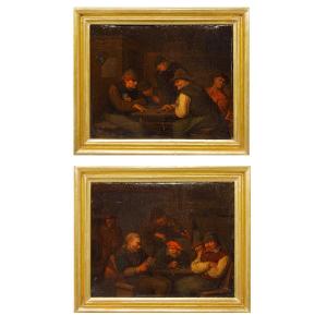 Egbert Van Heemskerck (haarlem, 1634 – London, 1704), From The Workshop Of, Tavern Scenes