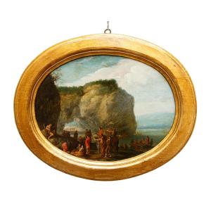 Flemish Master From The First Half Of The 18th Century, *the Sermon Of John The Baptist*