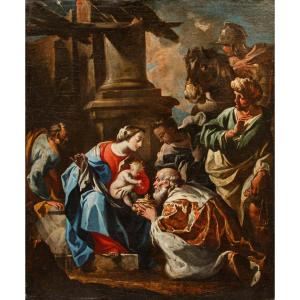 Neapolitan School, 17th–18th Century, Adoration Of The Magi