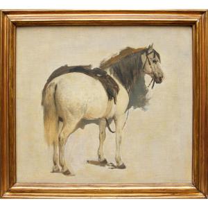Gerolamo Induno (milan, 1825–1890), Horse