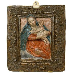 École bolognaise du XVIIe siècle, Vierge à l’enfant