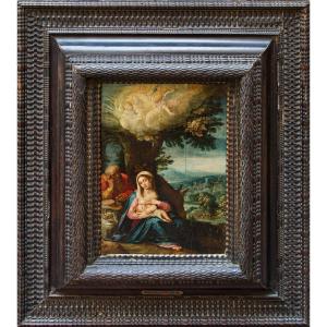Christoph Schwarz (ingolstadt, 1548 – Munich, 1592), Rest On The Flight Into Egypt
