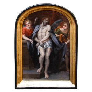 XVIIe siècle, Christ avec deux anges au tombeau