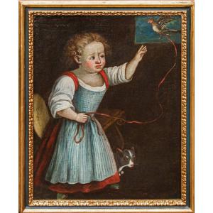 XVIIe siècle, Enfant jouant avec l’oiseau