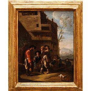 Johannes Lingelbach, Sometimes Also Known As Jan (1622–1674), Scene With Drinkers