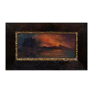 Neapolitan School, 19th Century, The Eruption Of Vesuvius
