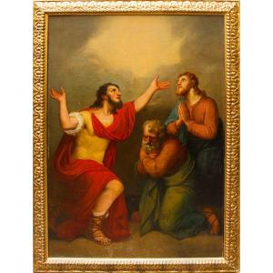 Neoclassical Painter, 19th Century; Cornelius Receives The Holy Spirit, With Peter On The Right