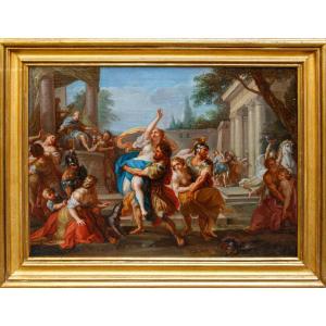 Placido Costanzi (1702 – 1759), L'Enlèvement des Sabines