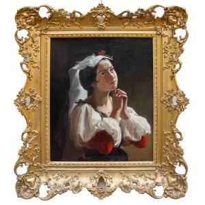 Eliseo Sala (milan, 1813 – Rancate Di Triuggio, 1879), Prayer
