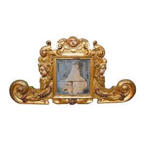 17th Century, Frame With Cherubs And Volutes