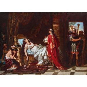 Gustav Bartsch (1821 - 1906), La mort de Cléopâtre
