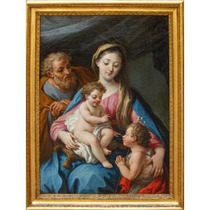 Paolo De Matteis (piano Vetrale, 1662 – Naples, 1728), The Holy Family With The Young Saint John