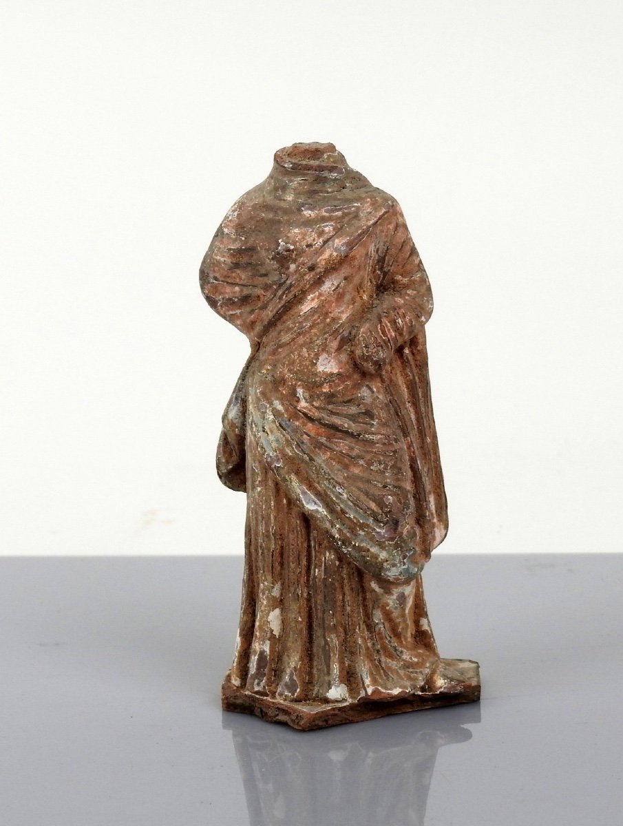 Corps De Statuette De Type Tanagraénne-grèce Période Hellénistique-archéologie-antique