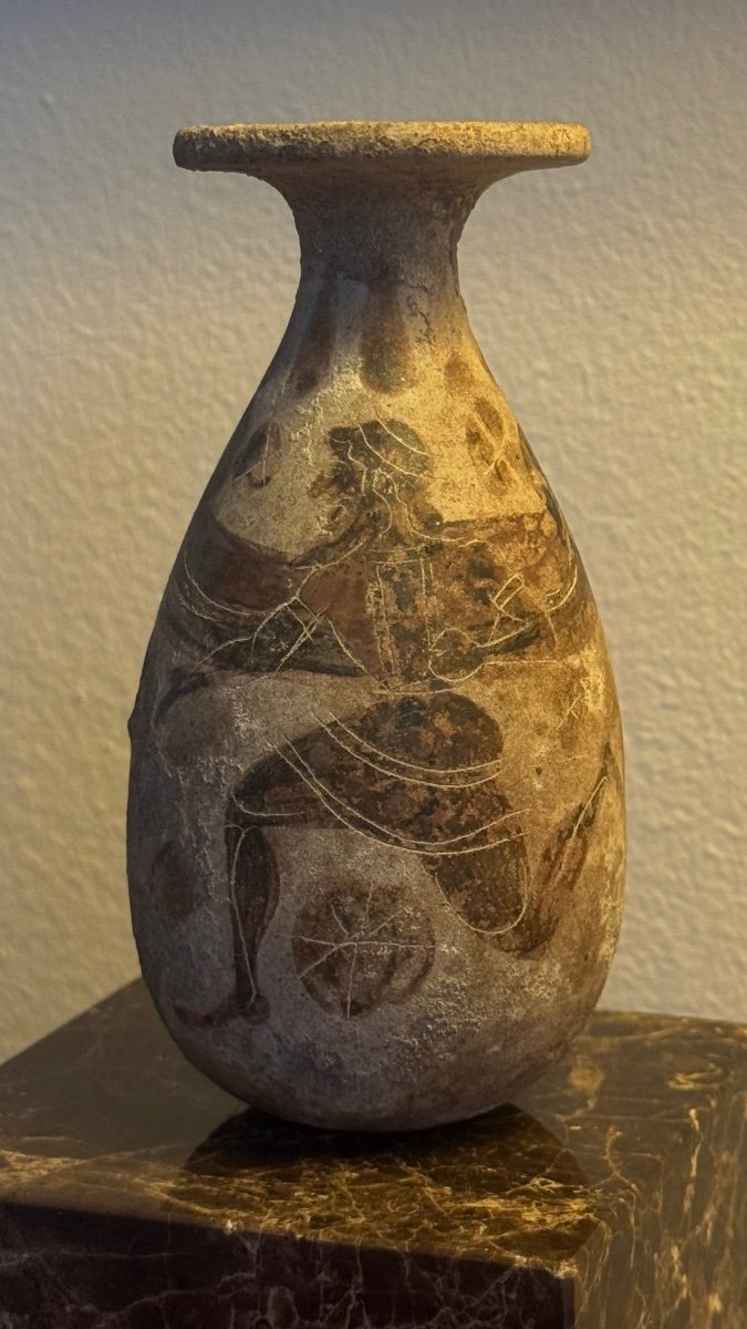 Alabastre Alabastron Boréade antique antiquité Archaïque Corinthien corinthe Grèce art grec  -photo-3