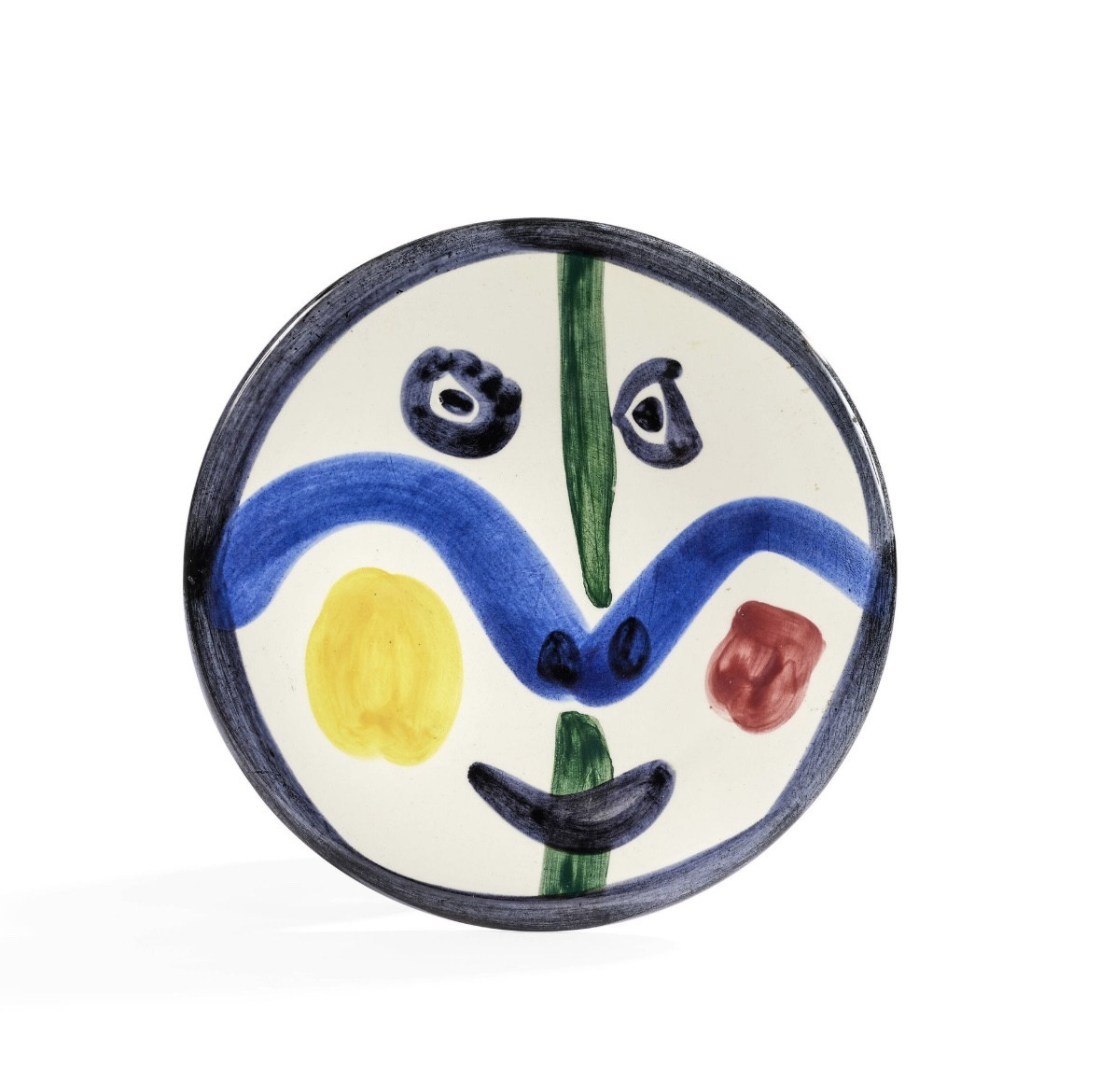 Pablo Picasso-face-round Plate-picasso / Madoura Edition