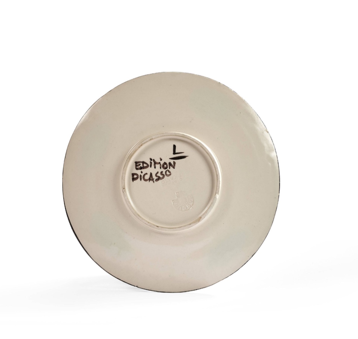 Pablo Picasso - Black Face - Round Plate - Picasso Edition / Madoura Plein Feu-photo-2