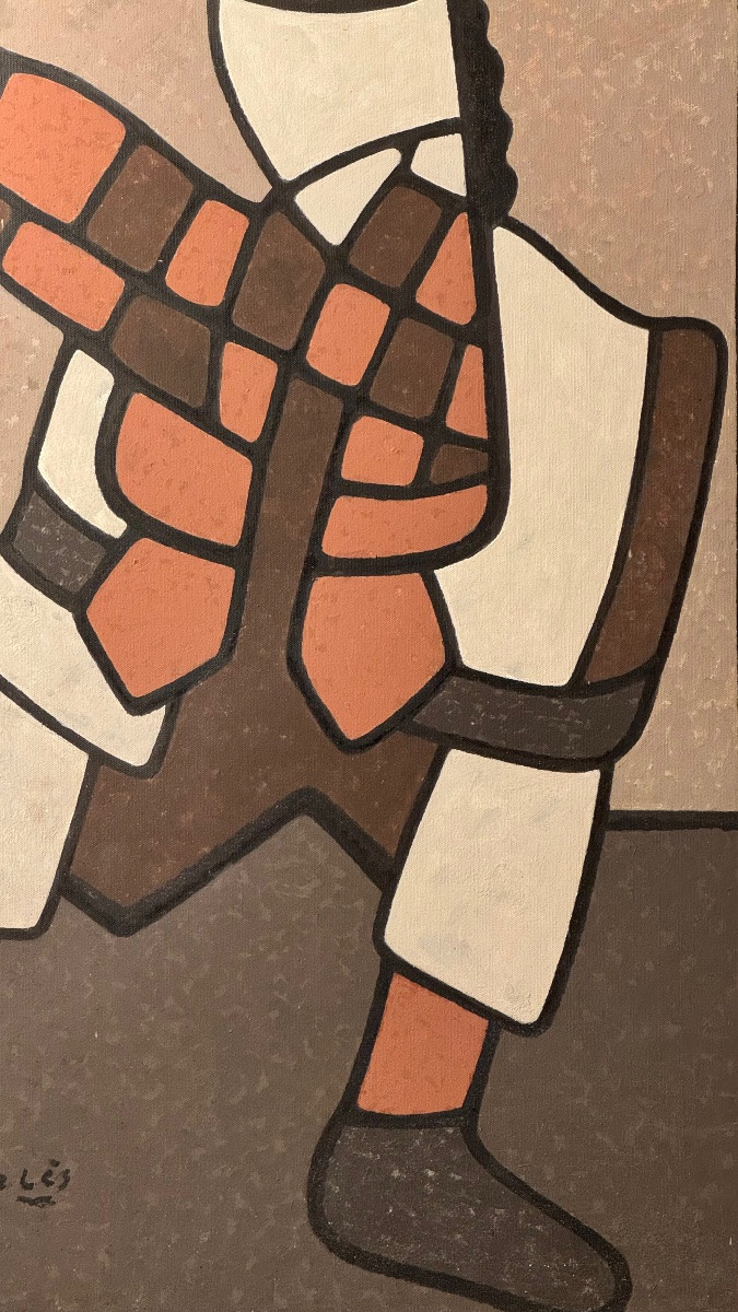 Painting–oil On Canvas–georges Lévêque, Known As Gerlès–cubism–andré Lhote–édouard Pignon-photo-4