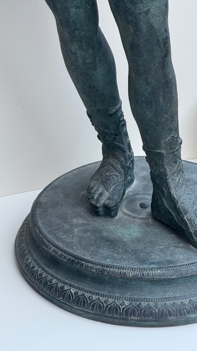 Narcissus-dionysus-bronze-ephebe-19th Century-sculpture-italy-naples-fonderia Artistica Chiurazzi-photo-5
