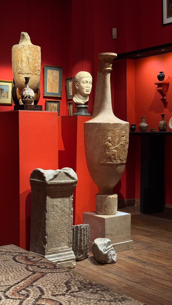 Fragment Of A Fluted Marble Column - Antique - Roman-photo-3