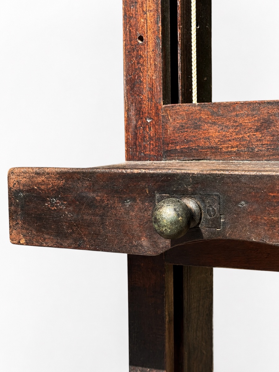 Large Double Studio Easel With Rack And Pinion Mechanism - Large Format Painter's Easel - Late 19th Century-photo-3