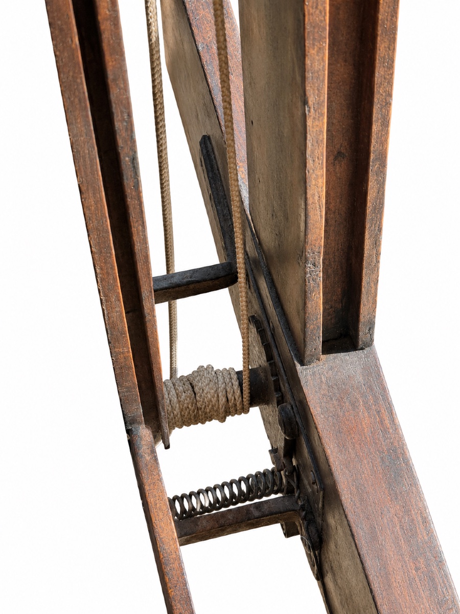 Large Double Studio Easel With Rack And Pinion Mechanism - Large Format Painter's Easel - Late 19th Century-photo-1